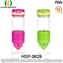 550ml BPA frei FDA Glas Fruit Infusion Wasserflasche (HDP-0629)